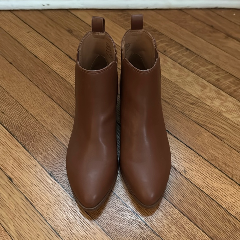 J. Crew Faux leather Chelsea boot